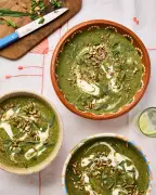 Mexican Spring Soup and Black Bean Quesadillas by Thomasina Miers