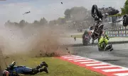 Moto GP Race Halted After Alex Marquez's Brutal Crash and Air Lift