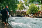Munich's Eisbach Wave Reopens for Summer After Natural Revival