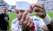 Neymar Loses Temper After Referee Error in Santos Defeat