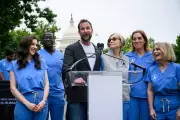 Noah Wyle Leads Healthcare Rally: 'This Isn't About Politics'
