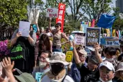 Over 50,000 Protest Japan PM's Plan to Revise Pacifist Constitution