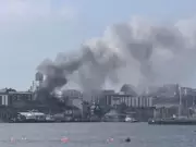 Plymouth Flat Fire: Massive Blaze Engulfs Building, Roads Closed