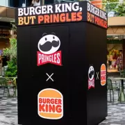 Pringles and Burger King Launch Dark, Soundproof Snack Booths