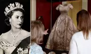 Queen Elizabeth II's Coronation Gown Exhibition at Buckingham Palace