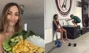 Rachael Finch shares grueling workout of her children, 12 and 9