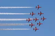 Red Arrows to Fly Seven Aircraft Until 2030 Due to Ageing Engines
