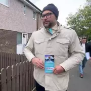 Reform activist suspended over racist posts seen campaigning in Makerfield