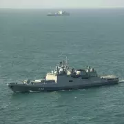 Russian Warship Armed with Cruise Missiles Spotted 30 Miles Off UK Coast