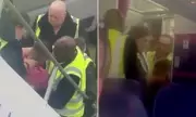 Sex offender spits on families during deportation flight from UK to Turkey