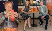 Sir Paul McCartney enjoys vegan nuggets on Chicken Shop Date