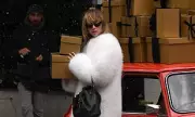 Suki Waterhouse Films Christmas Ad in Spring Snow for Michael Kors