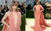 Suki Waterhouse Stuns in Plunging Pink Gown at 2026 Met Gala