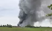 Ten Fire Crews Battle Massive Blaze at Cheshire Chicken Shed
