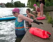 Thames Bathers Celebrate London's First Designated River Swimming Site