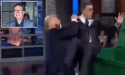 Trump Posts AI Video of Assaulting Stephen Colbert on Final Show