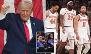 Trump Weighs Knicks NBA Finals Trip After 4-0 Rout
