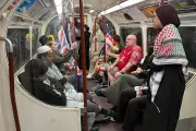 Tube Photo Shows United Kingdom Despite Divided Protests, New Survey Aims to Find Common Ground