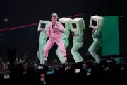 UK Eurovision Entry Performs with Dancers in Computer Costumes