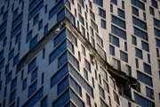 Ukrainian Drone Strike Damages Luxury Tower Near Kremlin Ahead of Victory Day