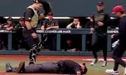 Umpire Collapses After Foul Ball to Face Mask in Alabama-Vanderbilt Game