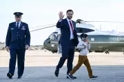 Vance Brings Son to Vote in Ohio Primaries, Woos Iowa GOP