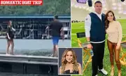 Video Shows Pregnant Dianna Russini with Mike Vrabel on Boat Trip
