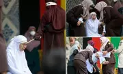 Woman Faints After 100 Lashes for Sex Outside Marriage in Indonesia's Aceh