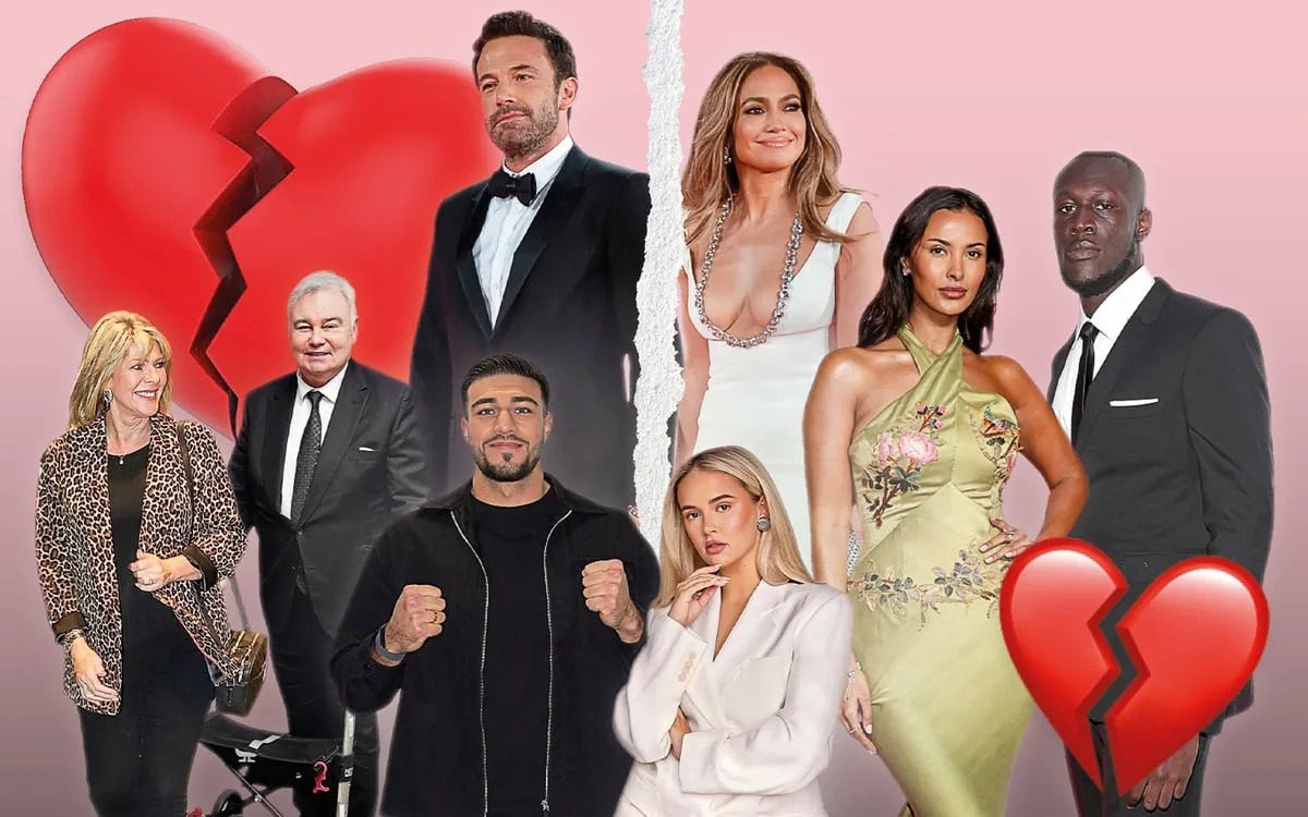 2024's Most Shocking Celebrity Splits Revealed