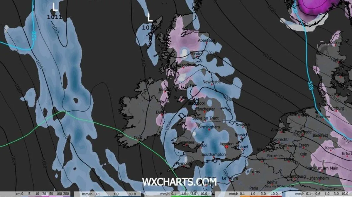 21-Hour Arctic Blizzard Forecast to Hit UK in December