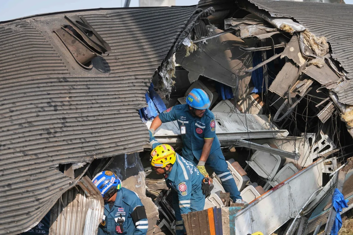 At Least 31 Dead After Crane Collapses on Train in Thailand