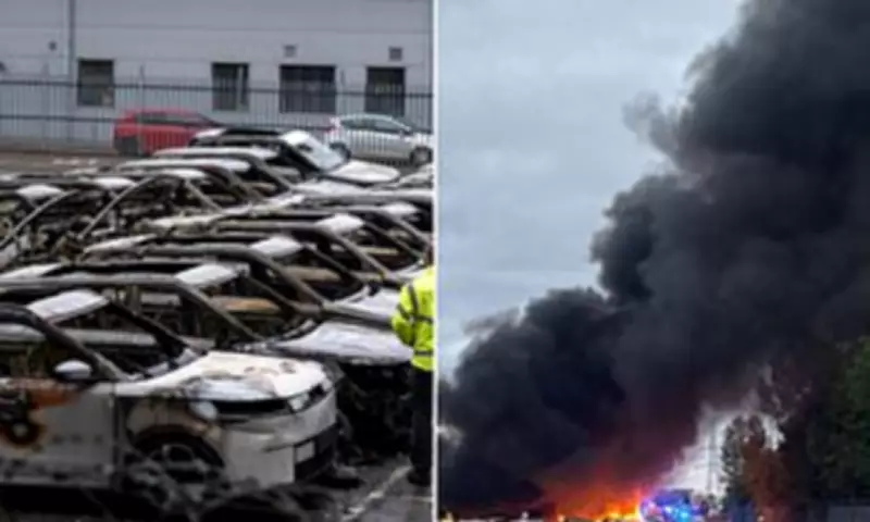33 Chinese Hybrid Cars Worth £900K Burn in Southampton Dock Fire