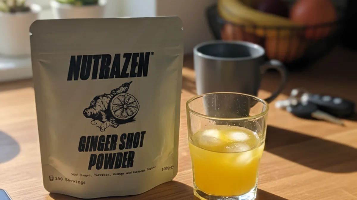 8p-a-Day Ginger Powder Shot Promises Immunity Boost and Sugar Craving Control