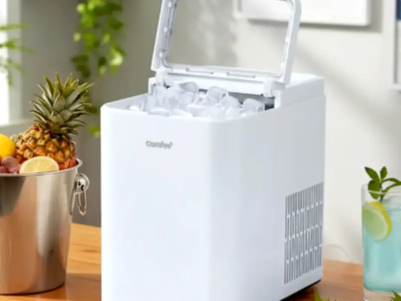 £95 Ice Machine Reduced to £49: Makes Cubes in 5 Minutes