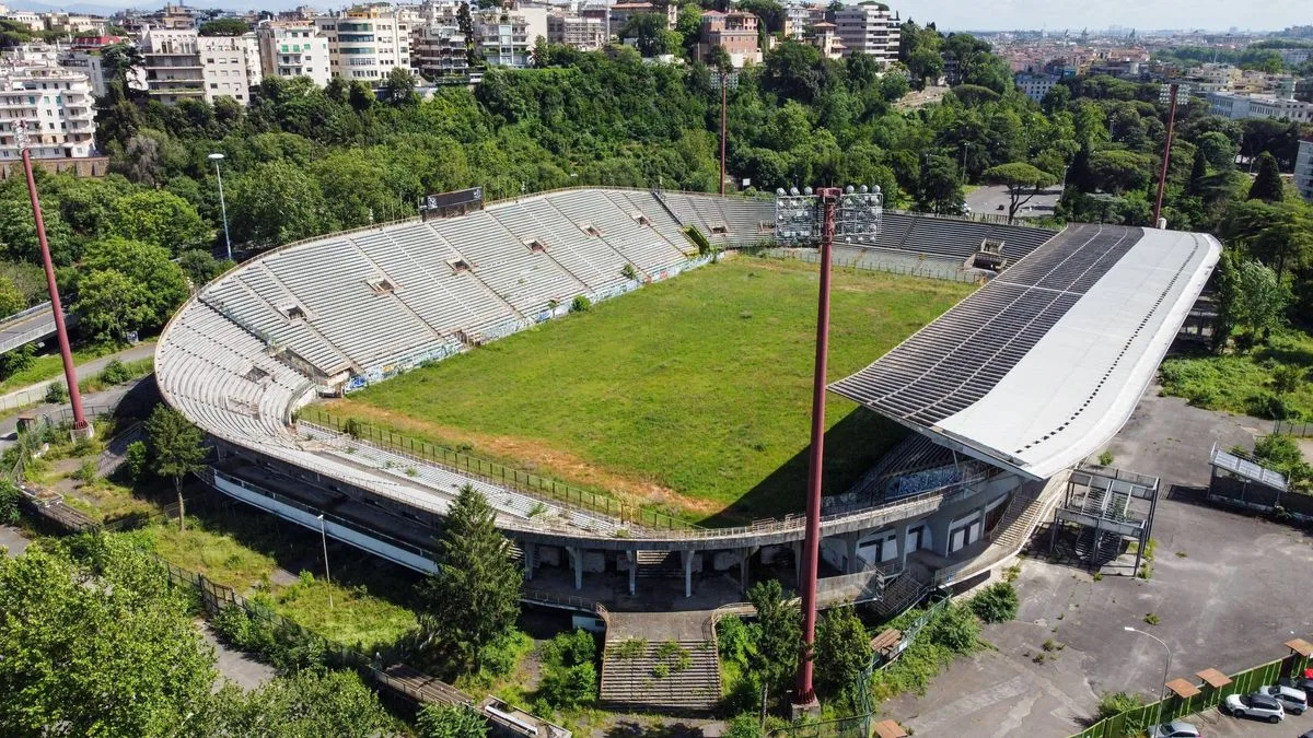 Abandoned Six Nations Stadium Crumbles in Rome
