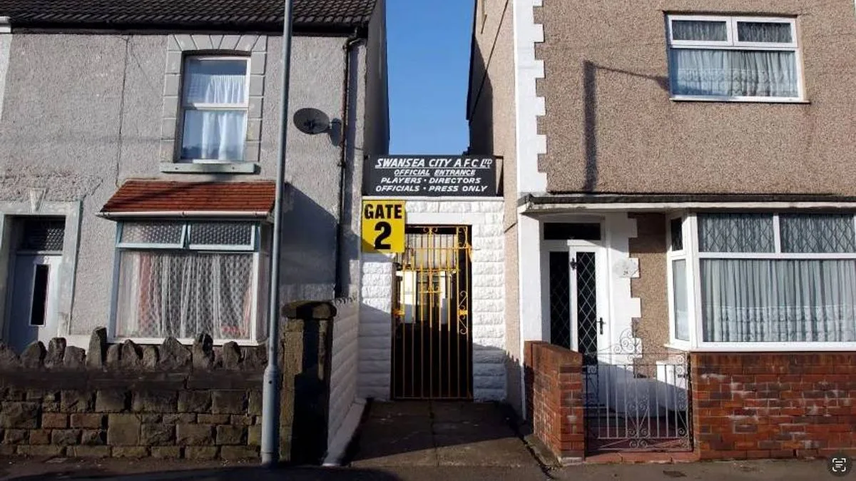 Swansea's Abandoned Vetch Field Preserves Centre Circle and Players' Tunnel