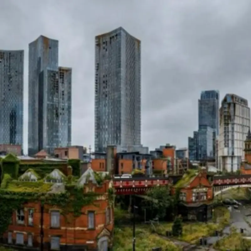 AI Creator Imagines Manchester After Humanity Wiped Out