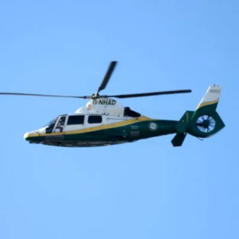 Air Ambulance Lands in Whitley Bay After Medical Incident