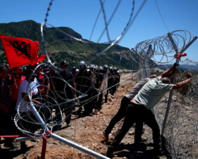 Albanians Protest Luxury Resort on Adriatic Coast, Tear Down Fences