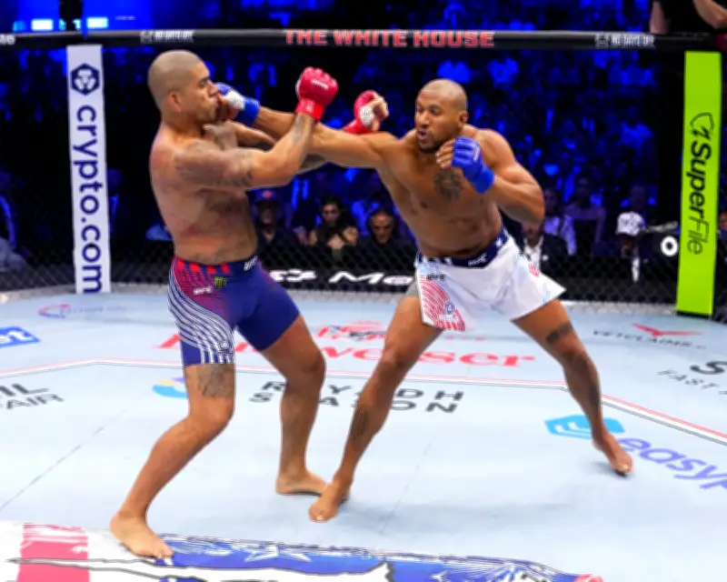 Alex Pereira Accuses Ciryl Gane of Illegal Shots in White House UFC Fight