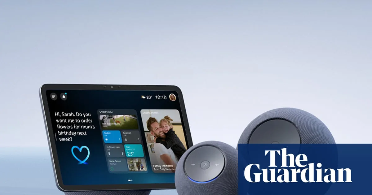 ‘All right mate?’: Amazon pins UK hopes on AI upgrade of Alexa