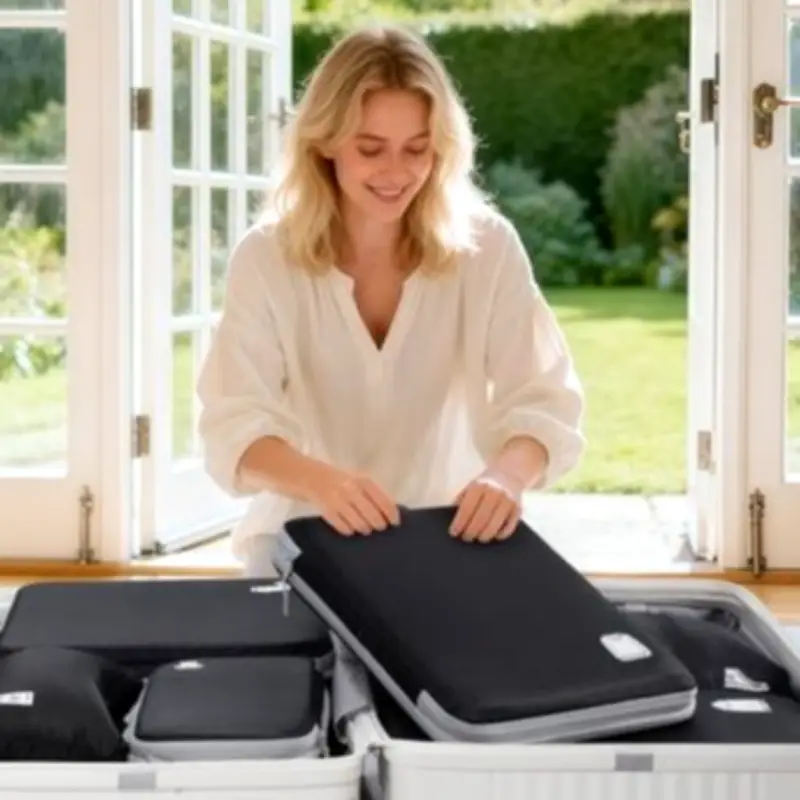 Amazon's £18 Packing Cubes Fit All Clothes for 10-Day Trip