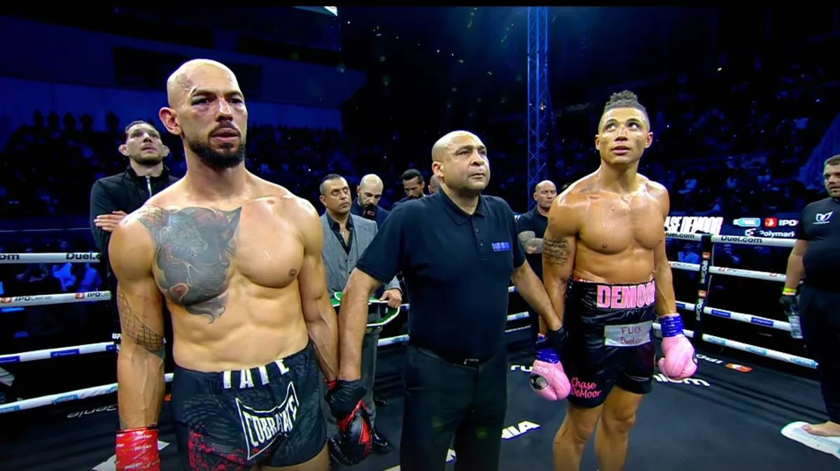 Andrew Tate Rejects Chase DeMoor Rematch, Plans Return Against Different Opponent