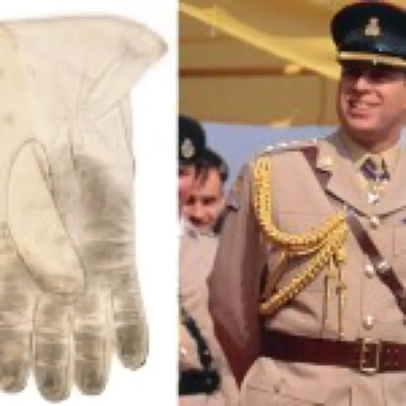 Andrew's Falklands War Gloves Fail to Sell at Auction