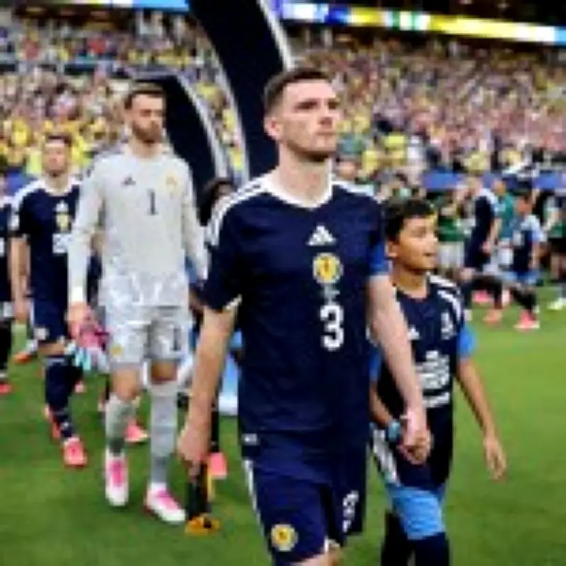 Andy Robertson injury: Scotland captain misses second half vs Brazil