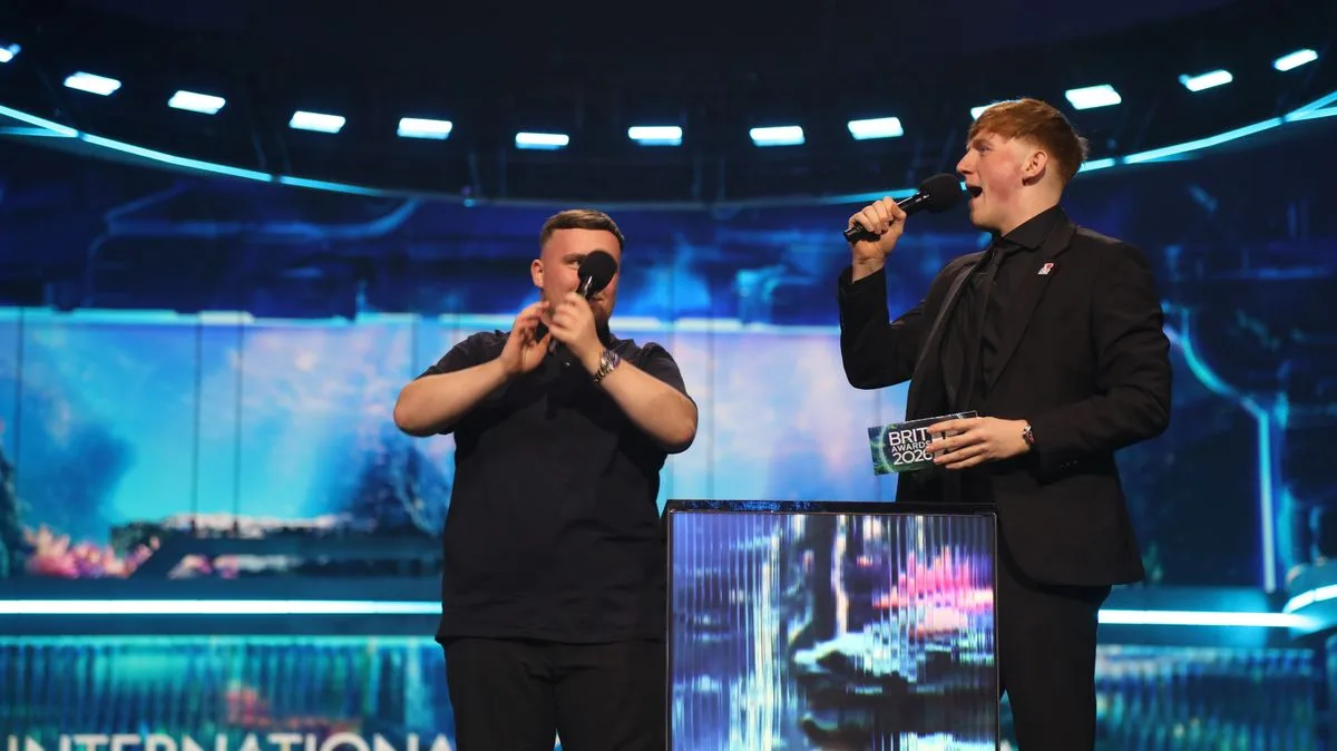 Angry Ginge Censored at BRIT Awards 2026 for Swipe at London