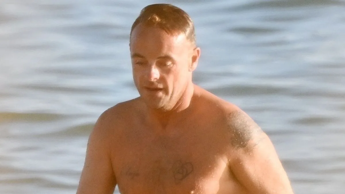 Ant McPartlin Shows Off New Tattoo Tribute to Wife Anne-Marie on Portugal Holiday