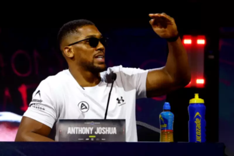 Anthony Joshua Slams Tyson Fury with Expletive Label Over Dubois Comments