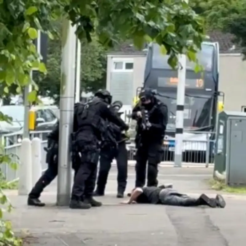 Armed Police Arrest Man Wielding Weapon in Rosyth, Fife