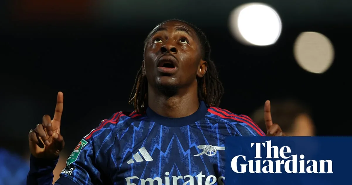 Eberechi Eze Scores First Arsenal Goal in Carabao Cup Win at Port Vale